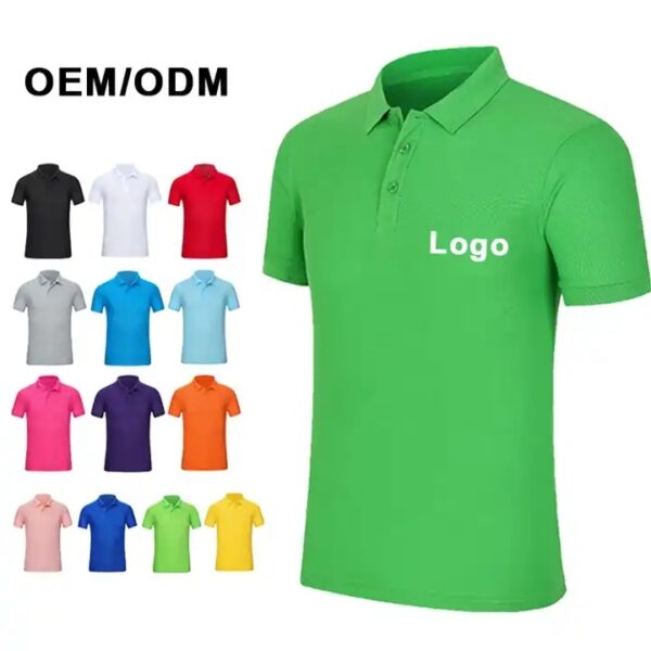 Sublimation Printing Plus Size Polo T Shirt