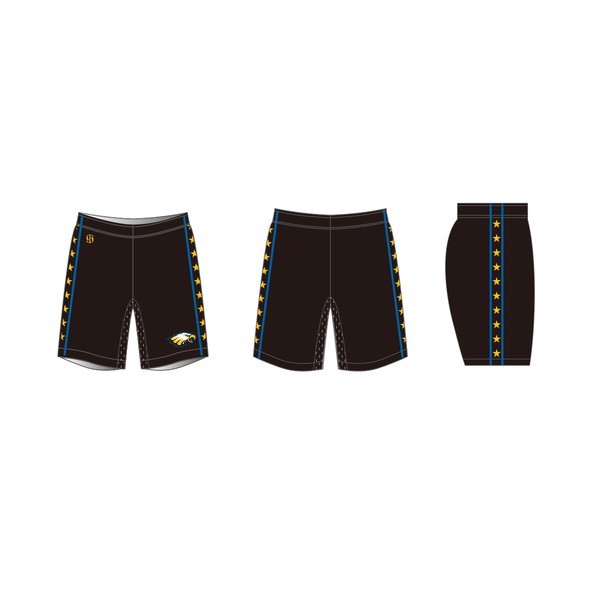 Bulk Embroidered Black Basketball Shorts - Stone Sports Wear
