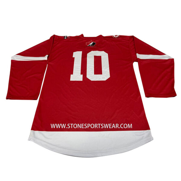 red wings hockey jersey back