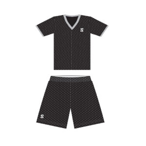 black soccer shorts