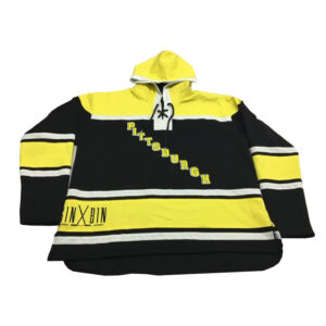 Pro quality yellow supreme hockey hoodie