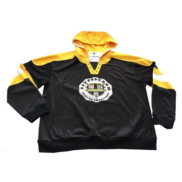 Stone black & yellow Hockey hoodie