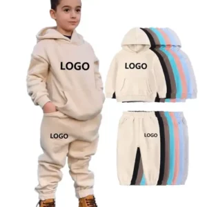 Customize Children Tracksuit Kids Sweatsuit Hoodies Set