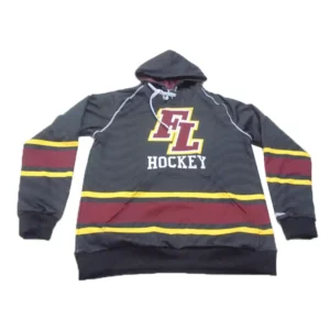 Stone black & coffee Hockey hoodie
