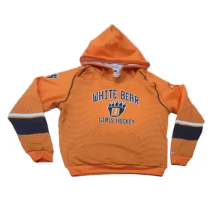 Stone orange Hockey hoodie