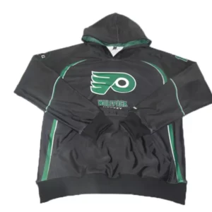 Stone Black & Green Hockey hoodie