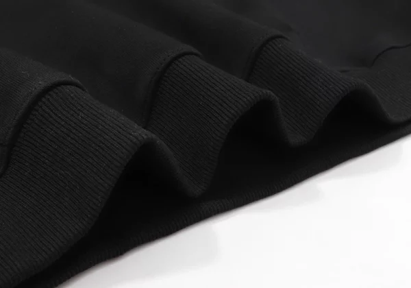 Custom Black graphic printed cotton terry sweater womens hoodies 3