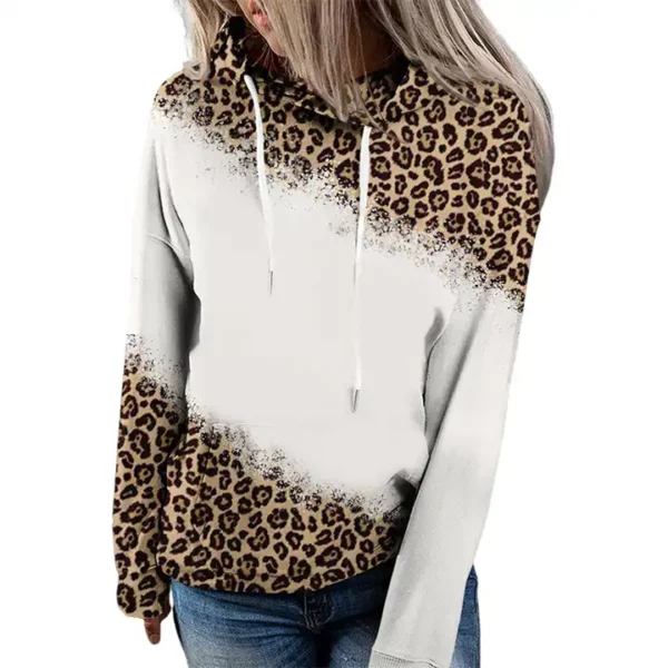 Custom sublimation bleach hoodies for Men Women