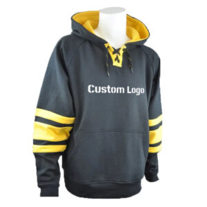 STONE yellow hockey hoodie