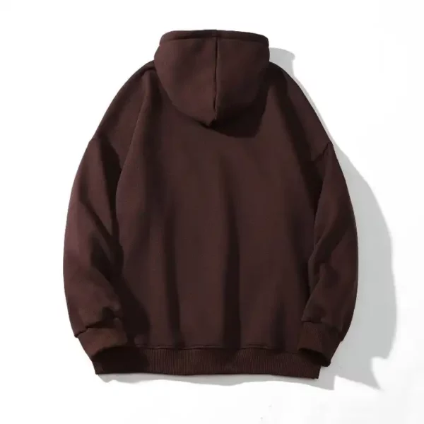 OEM Wholesale Graphic Brown Mens Hoodies Sweatshirt 01