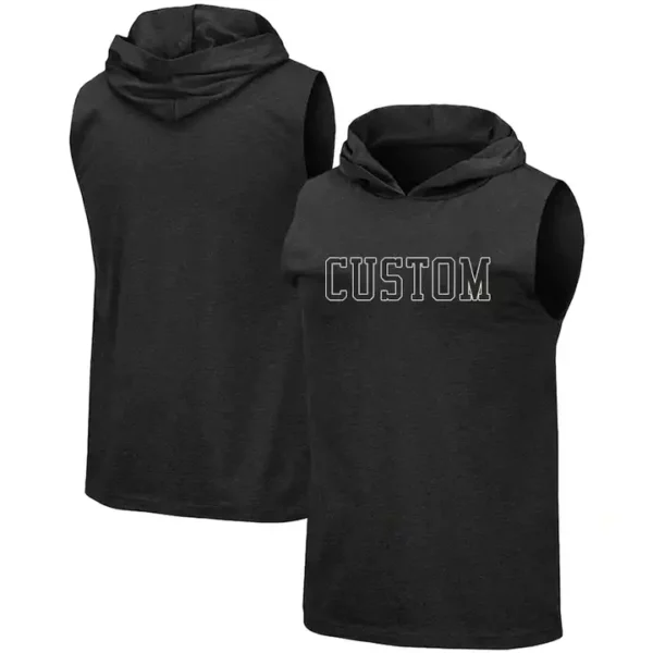 Custom reversible sleeveless youth basketball shirt hoodie