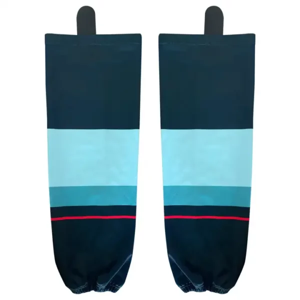 blue Customize Professional your Team own hockey socks For Youth Adult