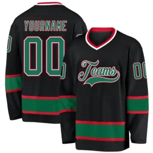 Custom embroidery name lettering patterns number hockey jerseys