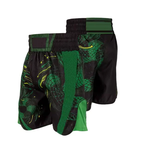 green Customize Factory Plain Stretchy camouflage mma shorts