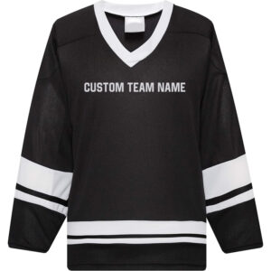 Custom Black Blank Ice Hockey Practice Jersey League Jersey Team Jersey