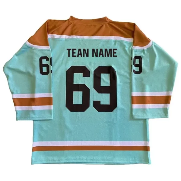 Custom Hockey Jersey V-Neck Long Sleeve Sport Shirt Sweatshirt 02