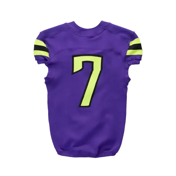 Dyed Fabric Custom Rubber Logo Youth American Football jersey