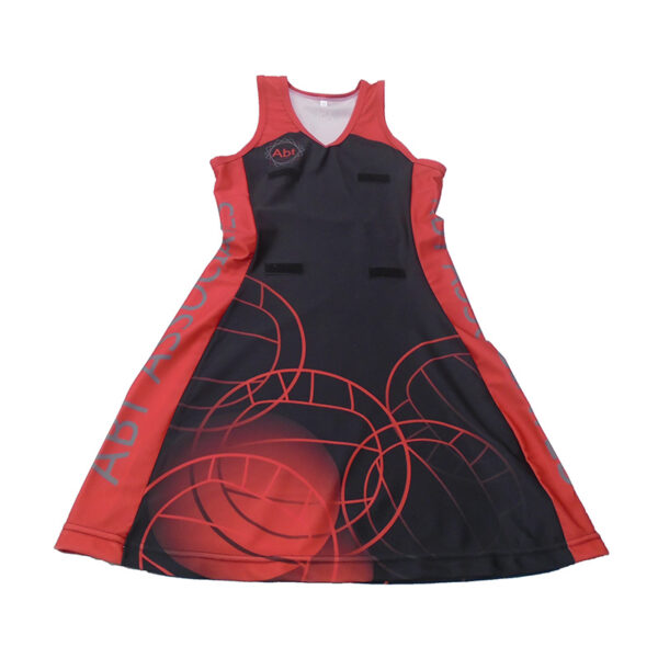 custom design wear girls sexy sublimation netball dress